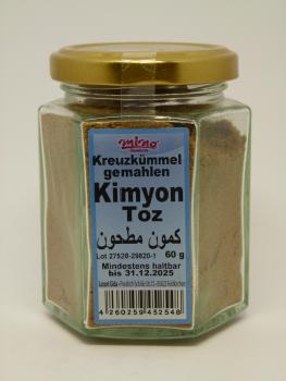 Mina Kreuzkümmel gemahlen, Nettogewicht 60g